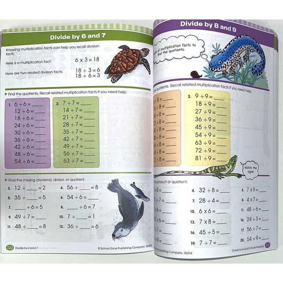 School Zone - Big Third Grade Workbook - 320 Pages Ages 8 to 9 3rd Grade Read... - Picture 9 of 13